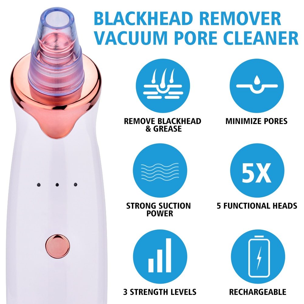 Electric Blackhead Remover | Blackhead Suction Vacuum | Terni Beauty