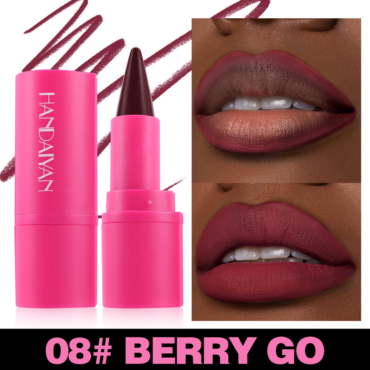 2-In-1 Matte Lipstick | Lip Liner and Lipstick | Terni Beauty