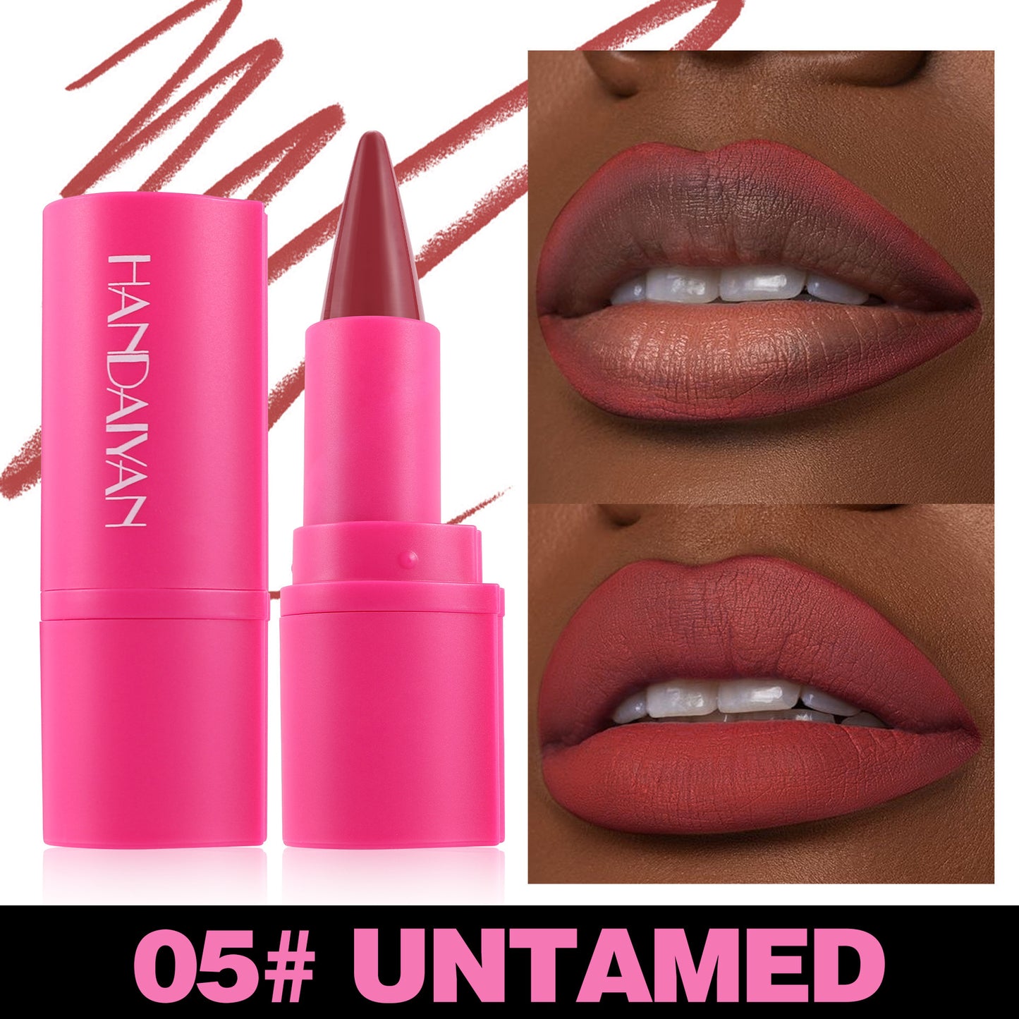 2-In-1 Matte Lipstick | Lip Liner and Lipstick | Terni Beauty