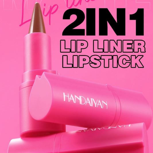 2-In-1 Matte Lipstick | Lip Liner and Lipstick | Terni Beauty