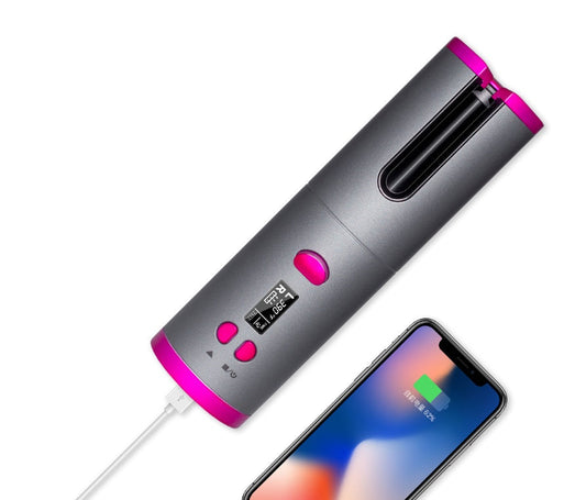 Rechargeable Hair Curler | Portable Hair Curler | Terni Beauty