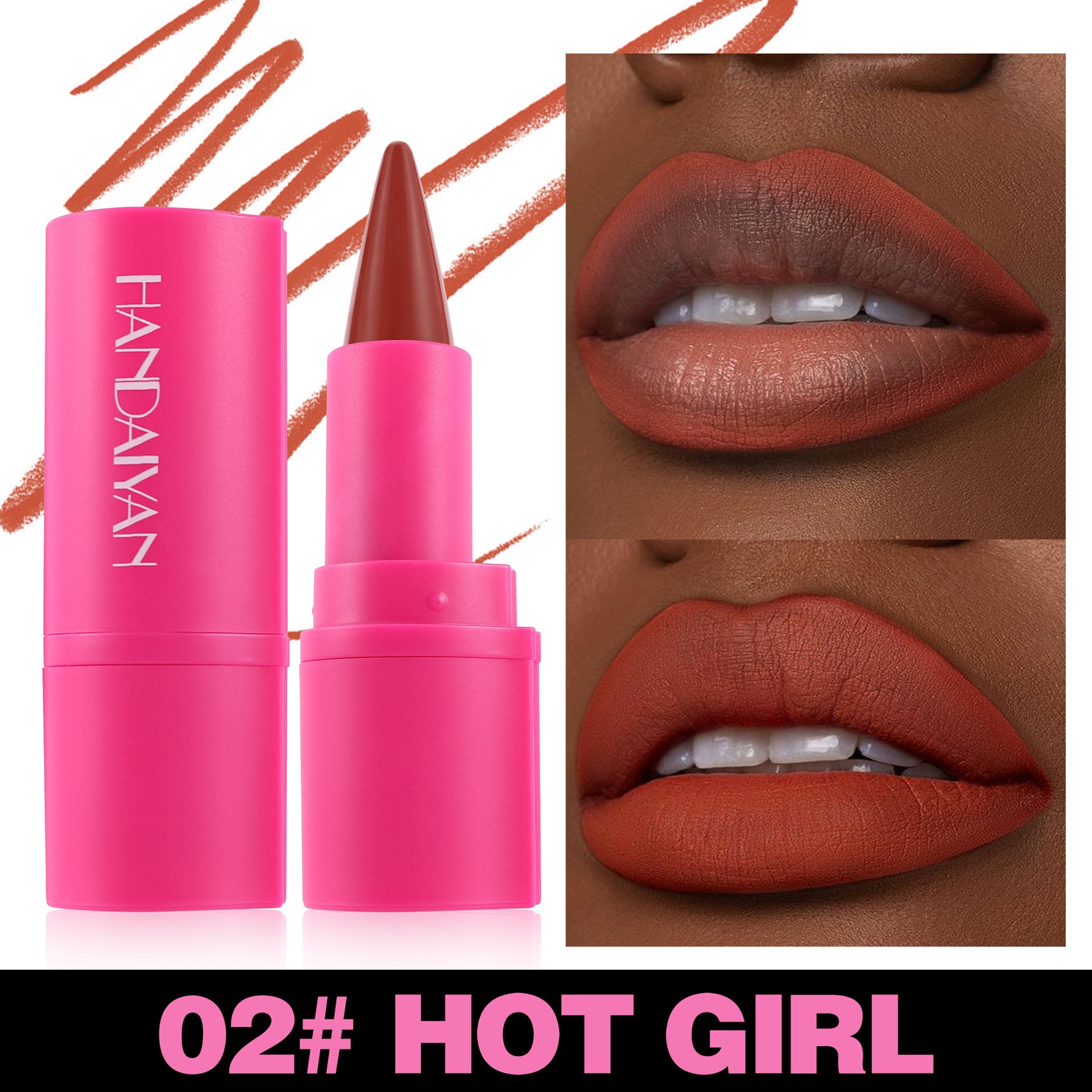 2-In-1 Matte Lipstick | Lip Liner and Lipstick | Terni Beauty